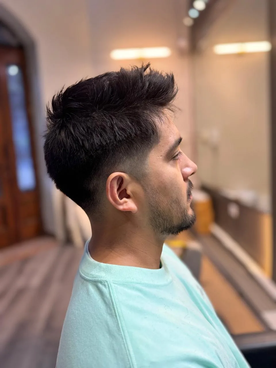 Corte de caballero con degradado realizado en K!S